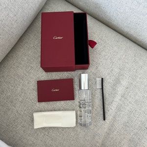 Cartier Care Box Jewelry & Watches - Lotion, Brush & Soft Cloth Cleaning Kit
